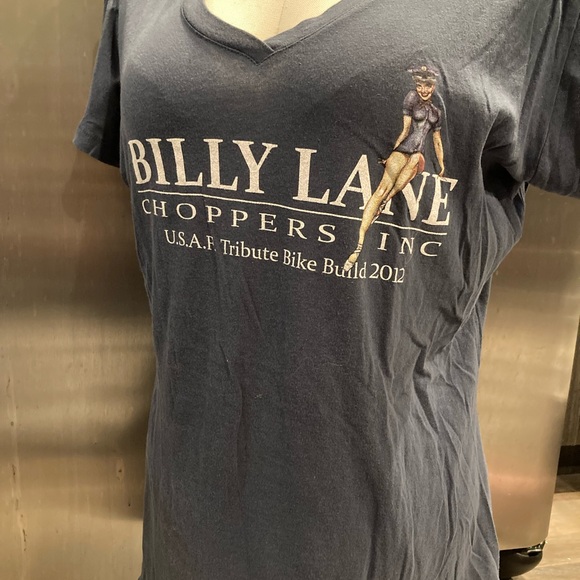 Billy Lane Choppers Inc Navy T-Shirt - Picture 1 of 5